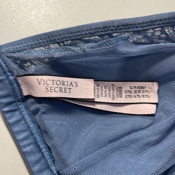 Victoria’s Secret Bralette Small Blue Lace - Picture 3 of 6